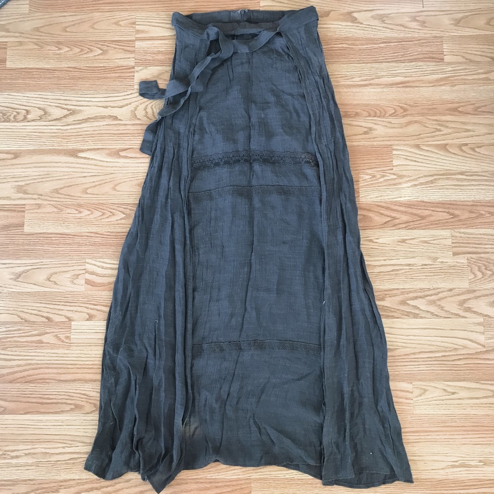 Boho Wrap Skirt W/ Tie strings
